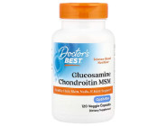 Glucosamine Chondroitin MSM with OptiMSM Doctor's Best (120 капсул)
