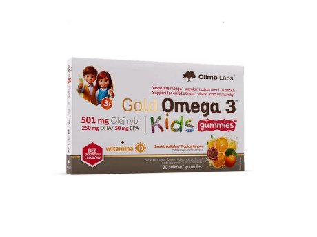 Gold Omega 3 Kids Gummies Olimp (30 таблеток)
