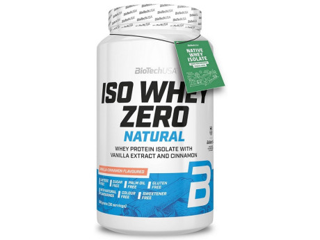 Iso Whey Zero lactose free natural BiotechUSA (908 грамм)