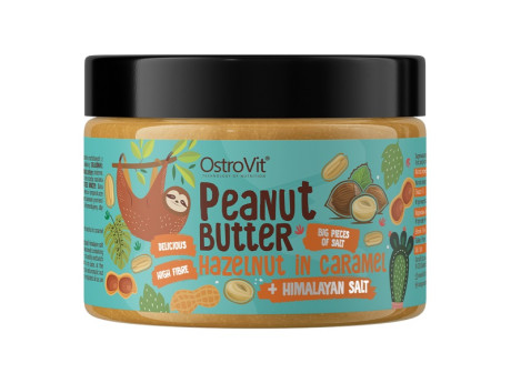 Peanut Butter + Hazelnut in caramel + Hymalayan Salt Ostrovit (500 грамів)