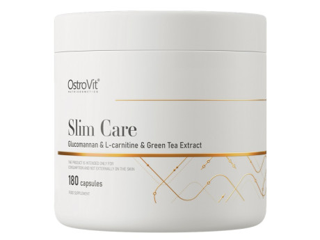 Slim Care Glucomannan & L-carnitine & Green Tea Extract OstroVit (180 капсул)