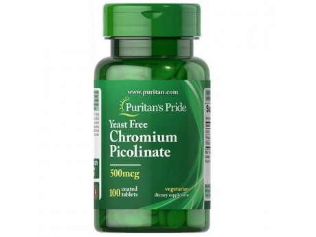 Chromium Picolinate 500 мкг Yeast Free (100 таблеток)