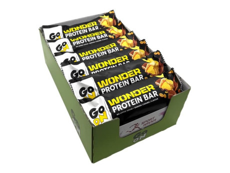 Упаковка батончиків Wonder Protein bar GO ON (24 шт по 45 г)