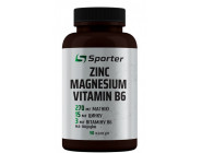 Zinc Magnesium Vitamin B6 Sporter (90 капсул)