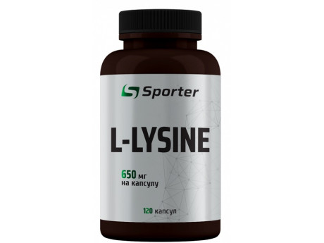L-Lysine 650мг Sporter (120 капсул)