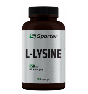L-Lysine 650мг Sporter (120 капсул)
