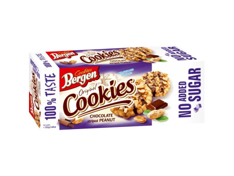 Печенье с шоколадной крошкой (без сахара) Bergen (130 грамм)