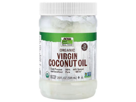 Organic Coconut Oil Virgin NOW (590 мл)