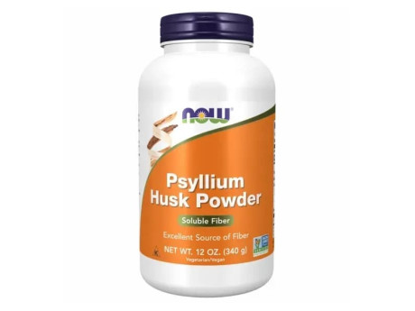 Certified Organic Psyllium Husk Powder Now Foods (340 грамів)