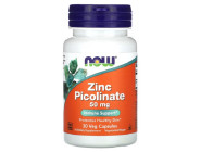 Zinc Picolinate 50мг Now Foods (30 вег капсул)