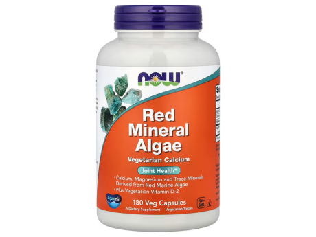 Red Mineral Algae Now Foods (180 вег капсул)