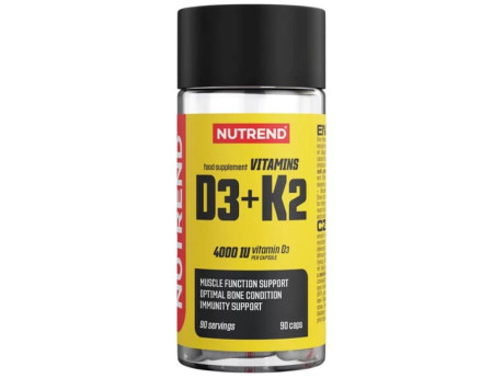 Vitamins D3+K2 Nutrend (90 капсул)