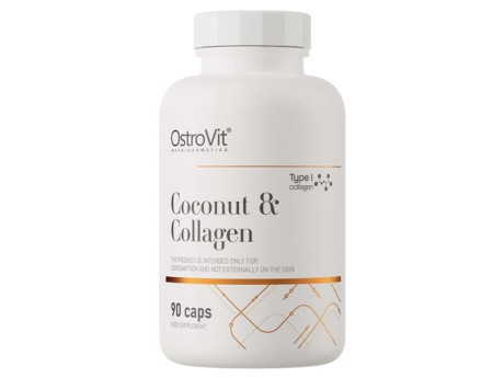 Collagen & MCT Oil from coconut Ostrovit (90 капсул)