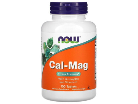 Cal-Mag Stress Now Foods (100 таблеток)