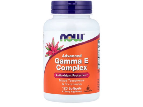 Advanced Gamma E Now Foods (120 капсул)