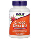 C-1000 Zinc & D-3 Now Foods (100 вег капсул)