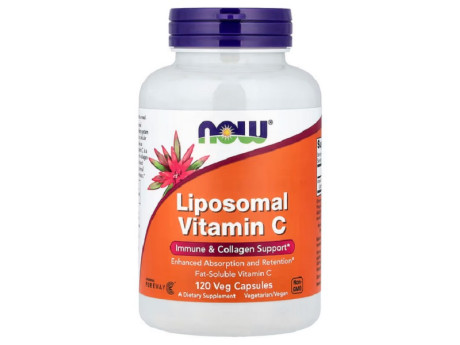 Liposomal Vitamin C Now Foods (120 вег капсул)