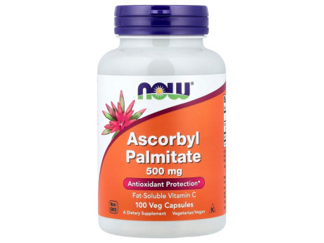 Ascorbyl Palmitate 500мг Now Foods (100 вег капсул)