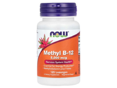 METHYL B-12 10000мкг Now Foods (120 таблеток)
