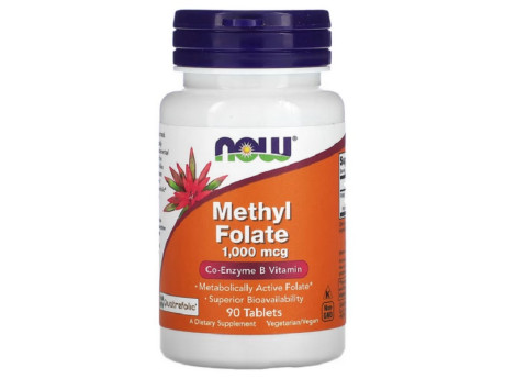 Methyl Folate 1000мкг Now Foods (90 таблеток)