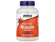Flush-Free Niacin 250мг Now Foods (180 вег капсул)