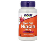 Flush-Free Niacin 250мг Now Foods (180 вег капсул)