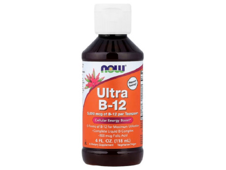 Ultra B-12 Liquid Now Foods (118 мл)