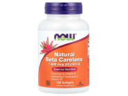 Beta Carotene Natural 7500мкг (25000 IU) Now Foods (180 капсул)
