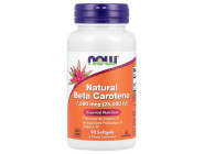 Beta Carotene Natural 7500мкг (25000 IU) Now Foods (180 капсул)