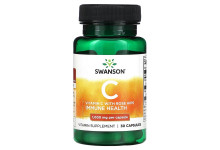 Vitamin C with Rose Hips 1000мг Swanson (30 капсул)