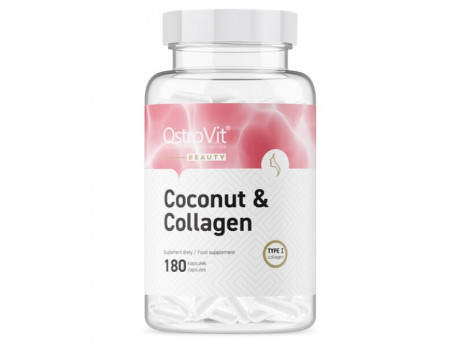 Collagen & MCT Oil from coconut Ostrovit (180 капсул)