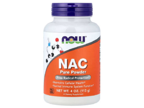 NAC Pure Powder Now Foods (113 грамм)