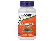 L-Carnitine 250мг NOW foods (60 вег капсул)