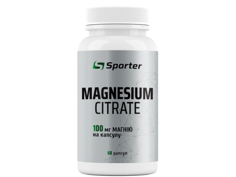 Magnesium citrate Sporter (60 капсул)
