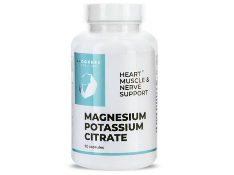 Magnesium Citrate 100мг + Potasium Citrate 90мг Progress Nutrition (90 капсул)