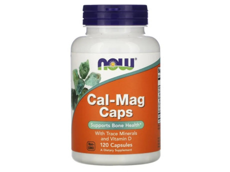 CAL-MAG + D NOW foods (120 капсул)