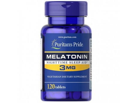 Melatonin 10 мг Puritan Pride (120 капсул)