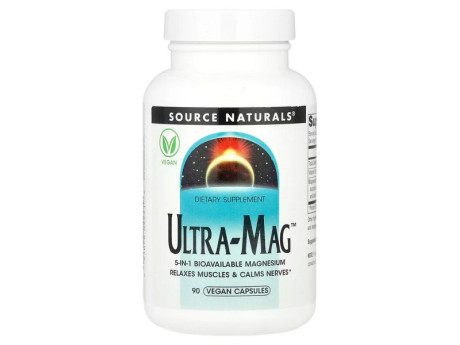 ULTRA-MAG Source Naturals (90 вег капсул)