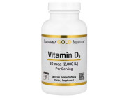 Vitamin D3 2000 IU California Gold Nutrition (360 капсул)