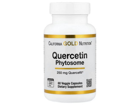 Quercetin Phytosome 250мг California Gold Nutrition (60 вег капсул)