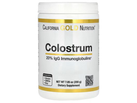 Colostrum California Gold Nutrition (200 грамм)