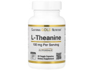 L-Theanine 100мг California Gold Nutrition (60 вег капсул)