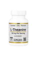 L-Theanine 100мг California Gold Nutrition (60 вег капсул)