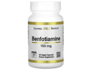 Benfotiamine 150мг California Gold Nutrition (30 вег капсул)