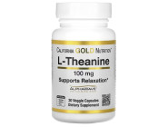 L-Theanine 100мг California Gold Nutrition (30 вег капсул)
