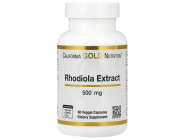 Rhodiola 500мг California Gold Nutrition (60 вег капсул)