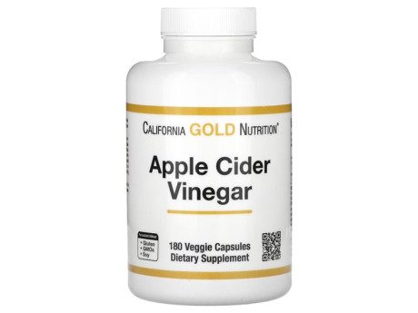 Apple Cider Vinegar California Gold Nutrition (180 вег капсул)