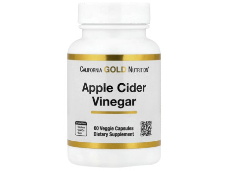 Apple Cider Vinegar California Gold Nutrition (60 вег капсул)
