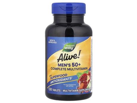 Men's 50+ Complete Multivitamin Nature's Way (130 таблеток)