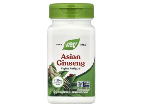 Asian Ginseng Nature's Way (50 вег капсул )